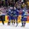 COLOGNE, GERMANY - MAY 14: Sweden's Nicklas Backstrom #19 celebrates with Oliver Ekman-Larsson #23, John Klingberg #3 and William Nylander #29 after scoring a third period goal against Denmark during preliminary round action at the 2017 IIHF Ice Hockey World Championship. (Photo by Andre Ringuette/HHOF-IIHF Images)

